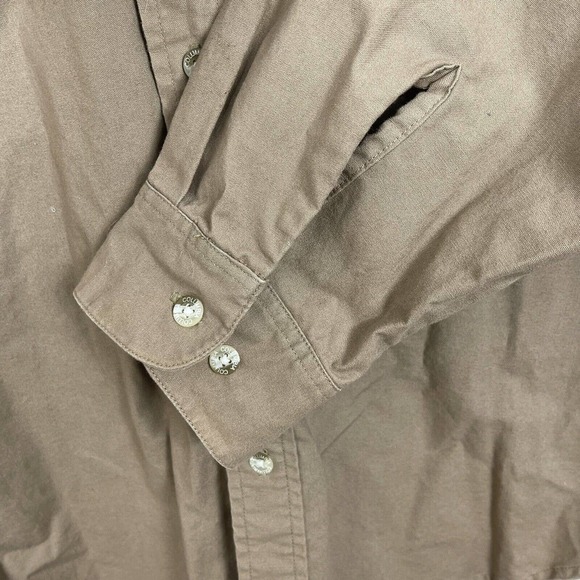 Columbia Padded Shoulder Shooting Shirt Embroidery Deer Skull Logo Mens Sz M Tan - Picture 5 of 8